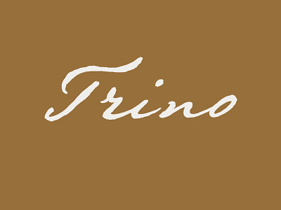 Trino Latin Steakhouse Identity branding graphic design identity lettering logo restaurant typography