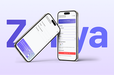 Zenya Journal & mood tracker app Fun Project design mobile app poornakawishla ui ui design ux zenya