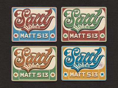 Salty Rodeo branding company brand logo company branding company logo design graphic design illustration logo typeface