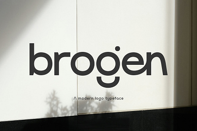 Brogen | Modern Logo Typeface boho font branding branding font calligraphy design graphic design logo logo font typography ui