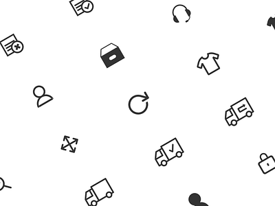 ICON SYSTEM icon shopping mall ui ux web design webfont