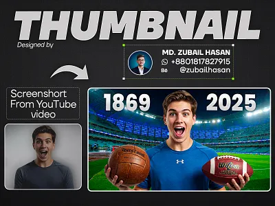 YouTube Thumbnail Design banner design design eye catching thumbnail eye catching thumbnail design graphic design thumbnail video thumbnail youtube thumbnail banner