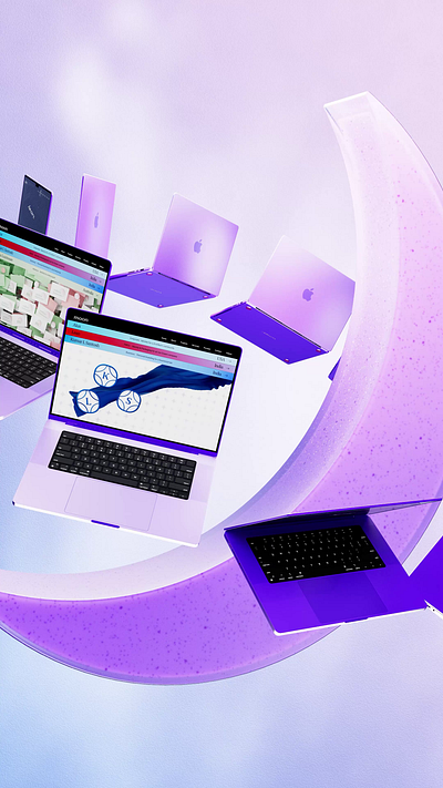 Moon 3d animation apple art branding clean design gradient graphic design logo mac macbook moon motion motion graphics pastel ui visualization website