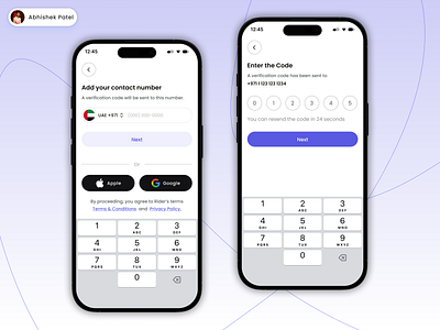 OTP Verification Page Mobile UI Design appdesign appinterface cleandesign designinspiration dribbbleshots figmadesign lightthemeui minimalui mobileappdesign mobileappui mobiledesign mobileux modernui otpverification productdesign uidesign userinterface uxdesign uxuidesign verificationui