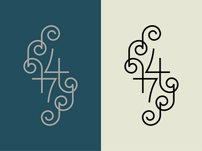 44 SPA 2025 44 branding design for female graphic design illustration logo minimal logo number logo spa typography vector
