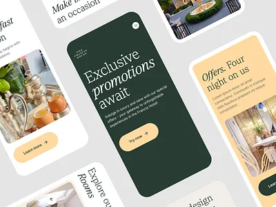 The Francis House responsive website airbnb app booking design hotel house ios luxury mobile responsive responsive mobile responsive website resting ui ux vip