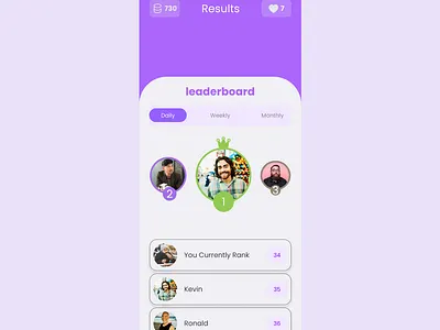 Day 19 Leaderboard daily daily ui dailyui illustration ui