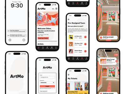 Streamlining Art Discovery with SmartGuide & Seamless Booking art tech branding contextual design creativetech cultural ux design graphic design museum app navigationux smart navigation smartguide smartwayfinding ui ux uxdesign visual design