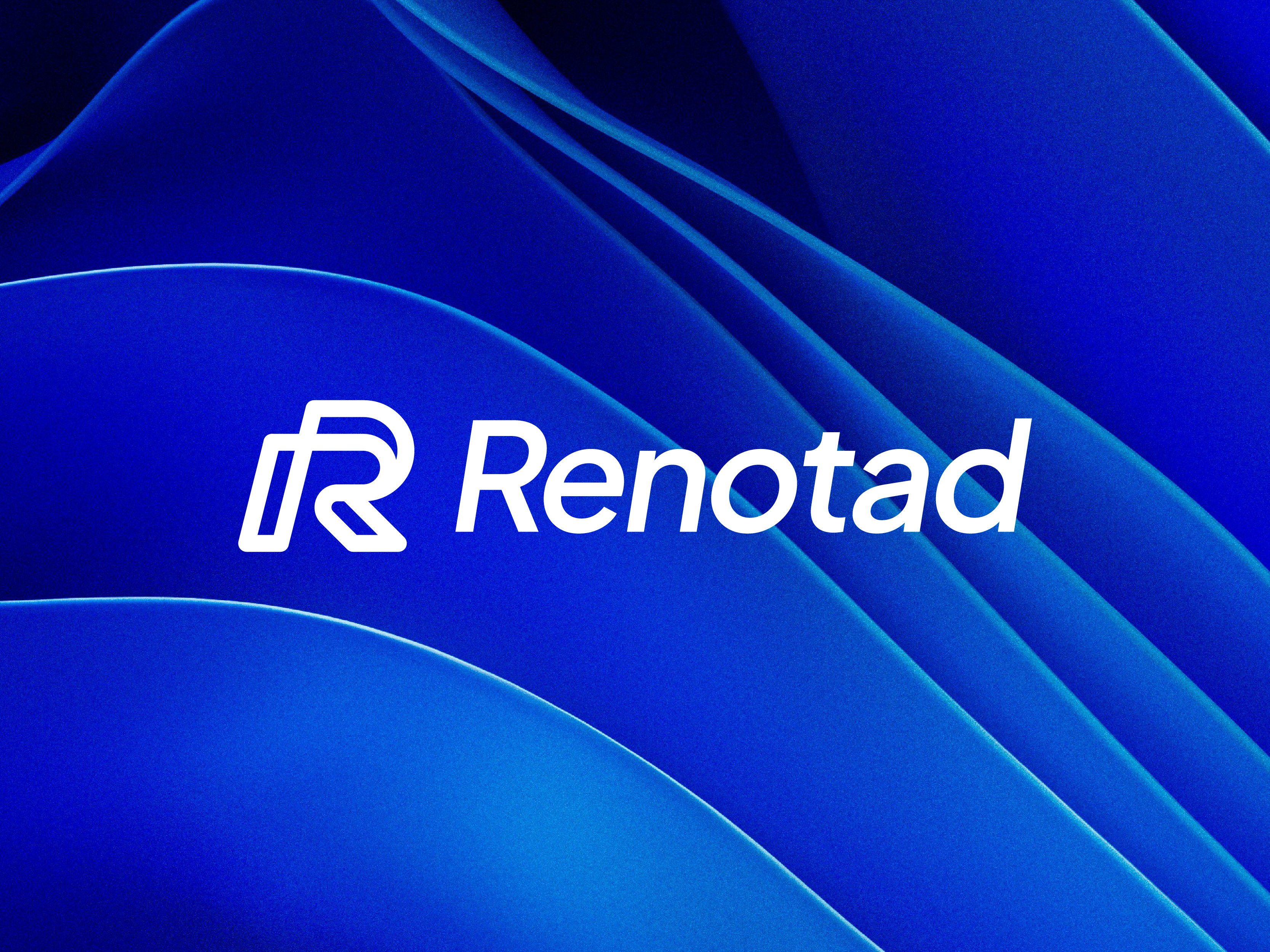 Renotad Logo Design abstract logo brand identity branding creative design geometric graphic design icon letter line logo mark minimalist modern logo monogram r logo saas symbol web3