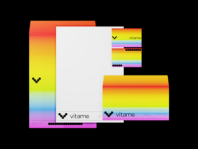 Vitame Print Stationery brand design brand designer branding business card business card design design designer envelope envelope design graphic design graphic designer letterhead letterhead design logo print stationery visual identity