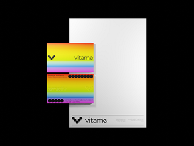 Vitame Print Stationery brand design brand designer brand identity brand identity design brand identity designer branding business card business card design design graphic design graphic designer letterhead letterhead design logo visual identity visual identity design visual identity designer