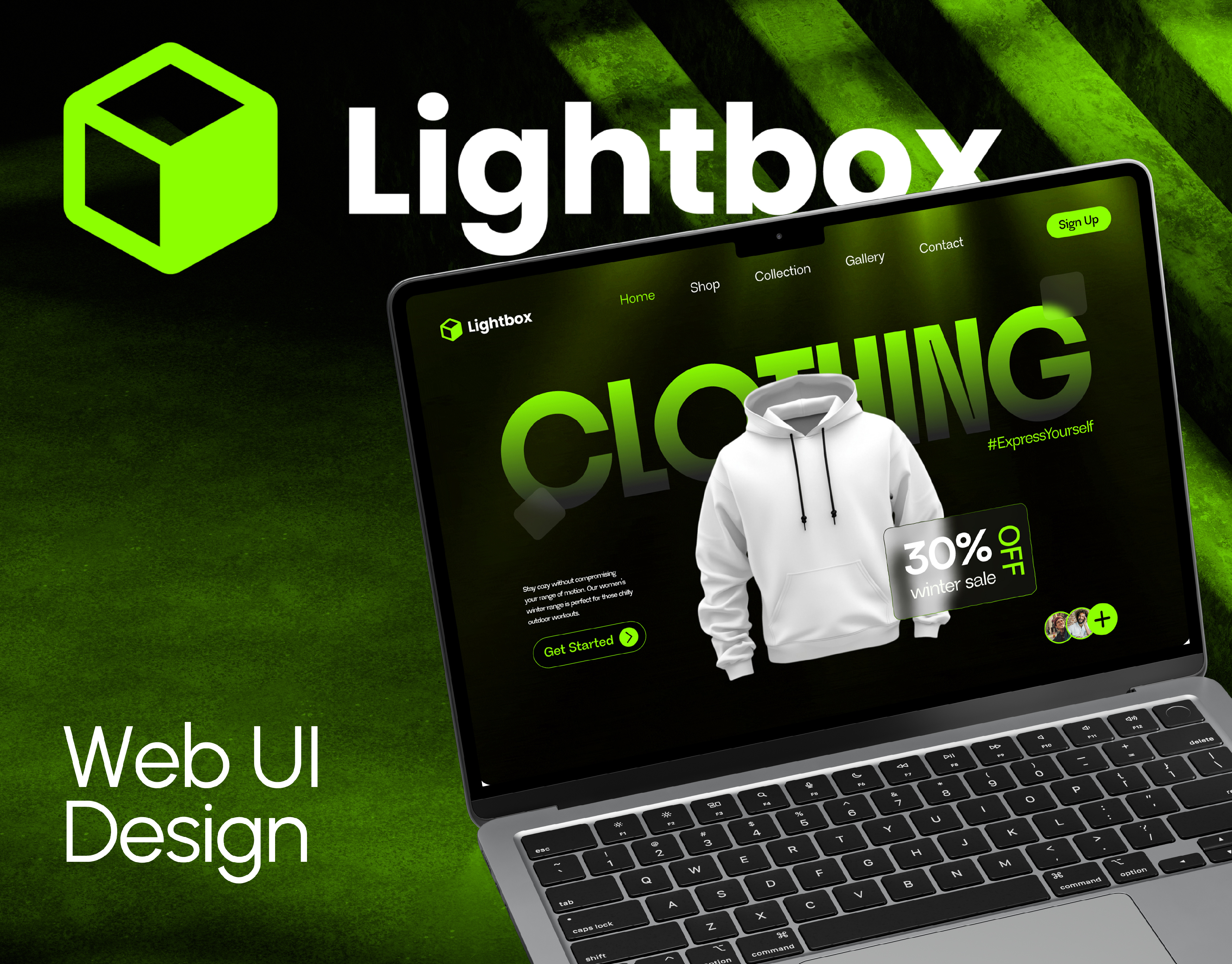 Example of Clothing E-Commerce Website Design | Web Animation | Dezineep