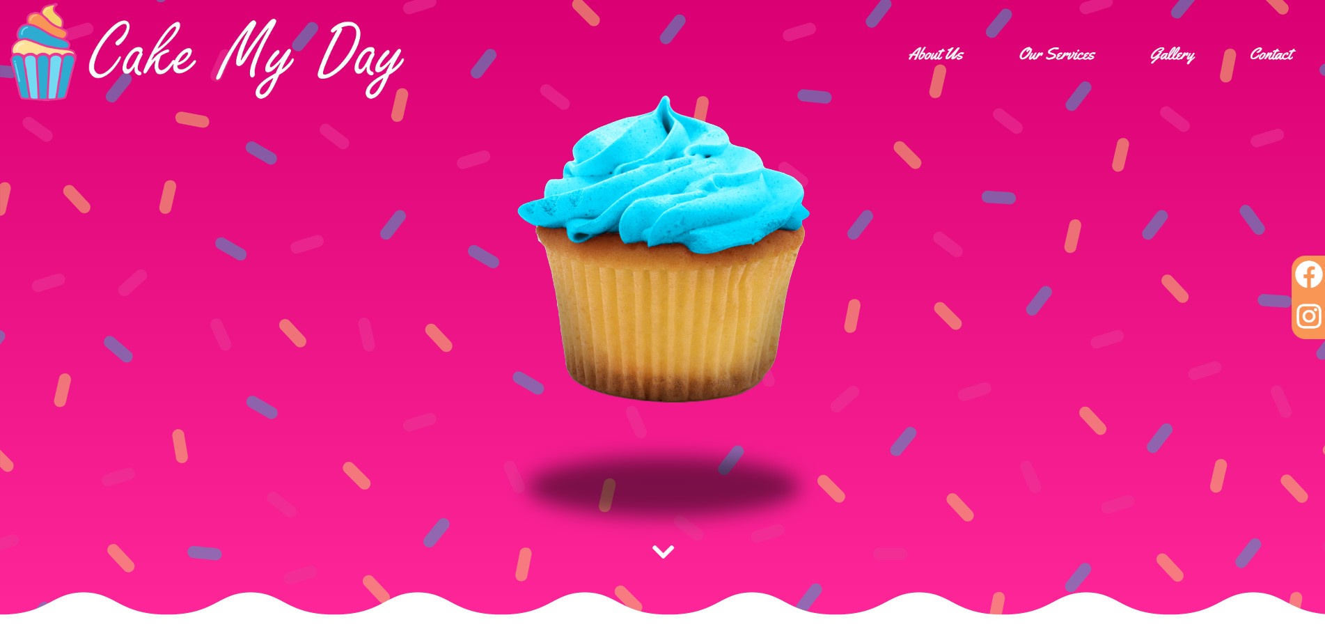 Cake My Day: Website Design, Branding, Graphic Design branding design graphic design illustration logo social media story web web design wordpress