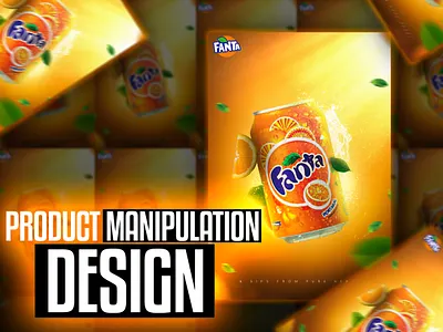 Product Manipulation Design amazon listing animation branding fanta fanta bottle fanta post design gfx habib graphic design manipulation motion graphics post design poster design product manipulation product photo editing social media design