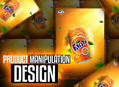 Product Manipulation Design amazon listing animation branding fanta fanta bottle fanta post design gfx habib graphic design manipulation motion graphics post design poster design product manipulation product photo editing social media design
