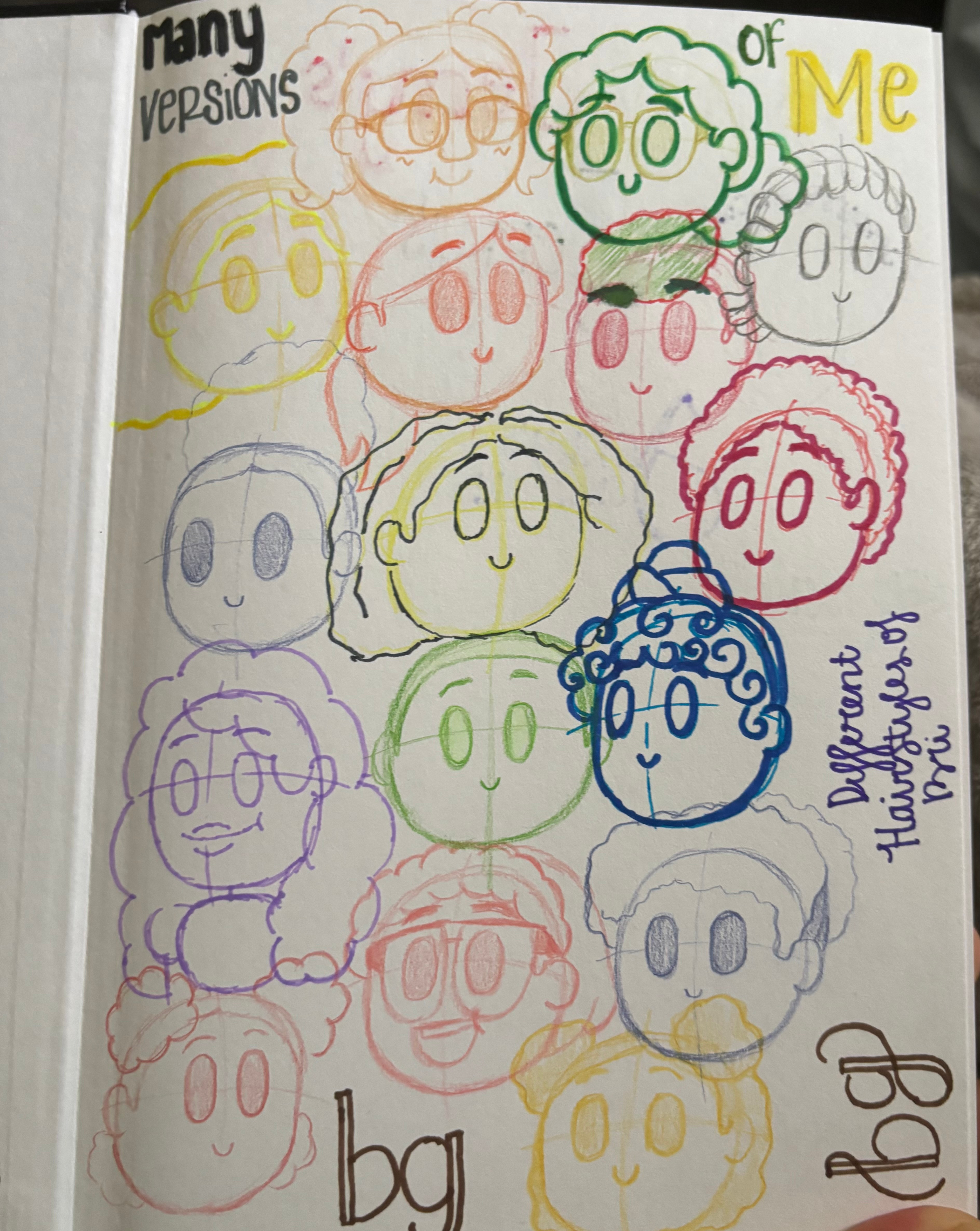 Sketchbook Drawings #4 color pencil drawing sketchbook