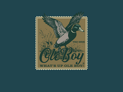 Ole Boy Duck T-Shirt duck duck design duck hunting duck logo hunting hunting logo logo mallard mallard duck mallard logo outfitter logo outfitters vintage vintage apparel vintage duck