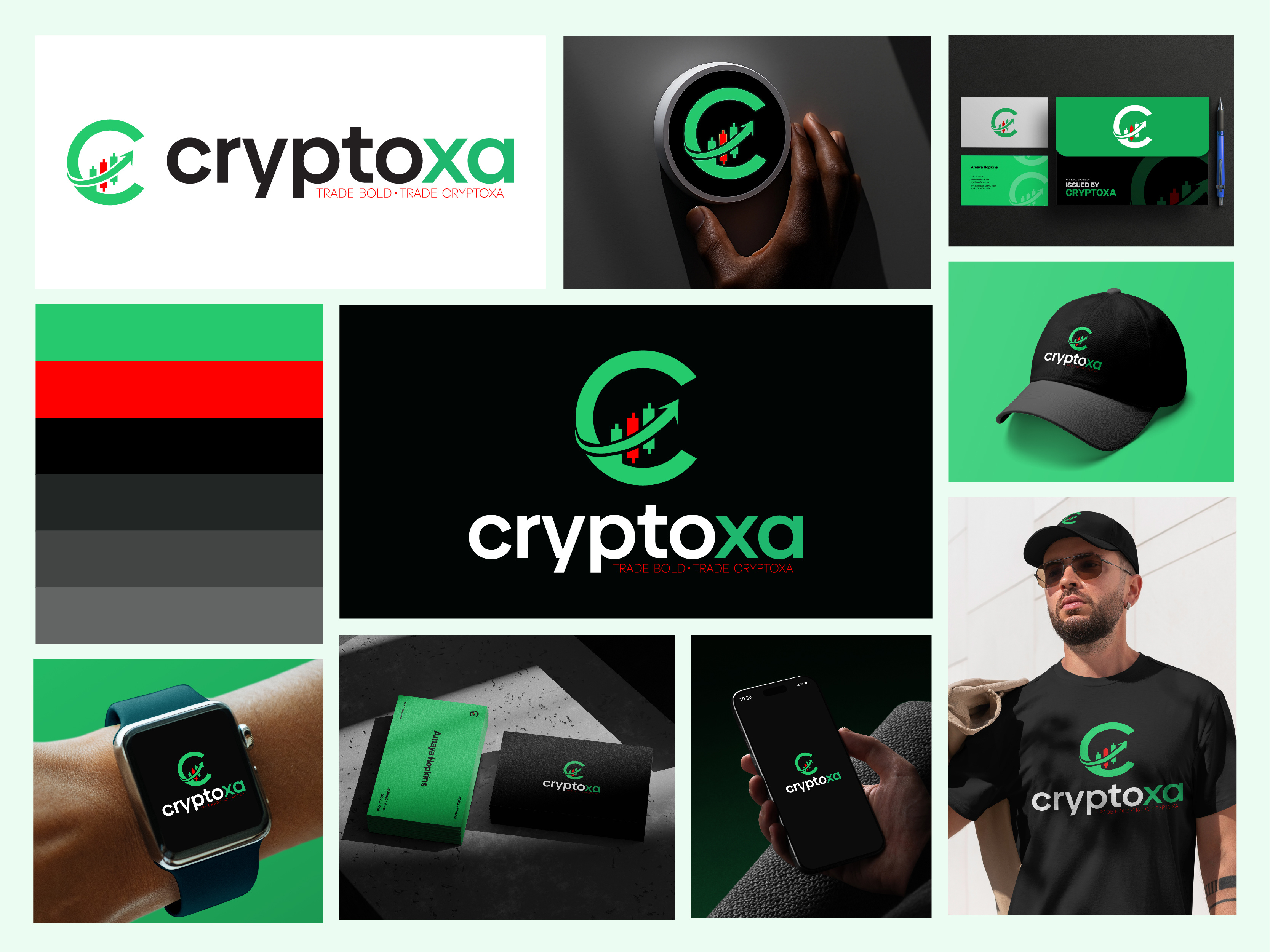 Bold Crypto Trading Logo & Brand Identity Design bold branding brand identity. brand logo brand style brand style guide brand style guides branding branding for logo crypto app logo crypto branding crypto logo crypto logo design crypto trading logo design digital app logo flat logo forex logo branding logo logo maker tech logo