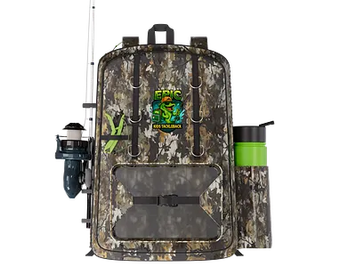 Fishing Backpack 3d 4d animation arnold render art branding c4d cinema cinema 4d design digital art graphic design illustration logo motion graphics photoshop product ui ux x