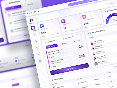🔖✨Human Resources Dashboard designer figma graphic design product ui uidesign uiux ux visual desian