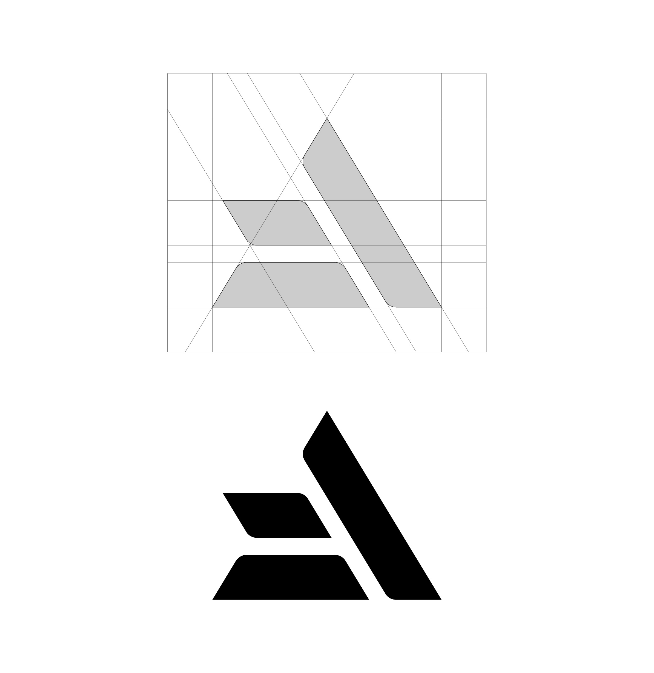 A Monogram Logo Design Minimal | Bold | Grid-Based a golden ratio logo a logo a minimal logo a modern logo brandidentity design graphicdesigner illustration logocreator logodesigner logoinspiration logomaker logotypedesign ui