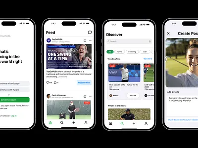 UX Design for a Sports Social Center