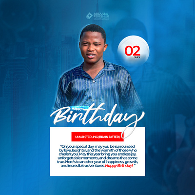 Birthday Flyer Design branding flyerdesign graphic design invitation socialmedia