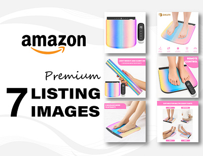 Amazon Listing Image Design for Massage Mat acupressure mat visuals amazon a listing amazon compliance design amazon hero image amazon image optimization amazon listing image amazon product photography clean amazon visuals ecommerce product design feature callout design health and wellness listing high converting images infographics for amazon lifestyle image editing massage mat design pain relief product premium mat branding product comparison chart product infographic wellness product design