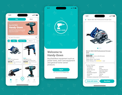 Buy/Rent/Sell Marketplace Mobile App UI Design app design ecommerce marketplace ui ui design