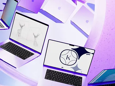 Moon 3d animation apple blender branding c4d design frost frosted glass glass gradient graphic design laptop loop moon motion design motion graphics pastel rs soft