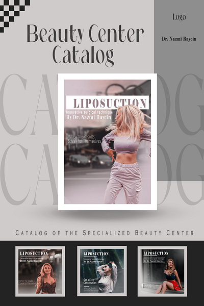 Beauty center Catalog branding graphic design graphic designer traket logo typography