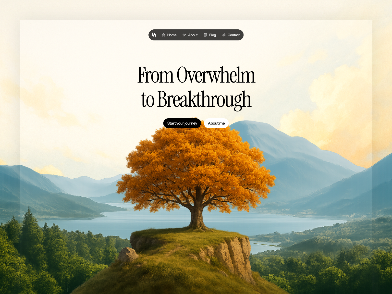 Example of Framer Landing Page