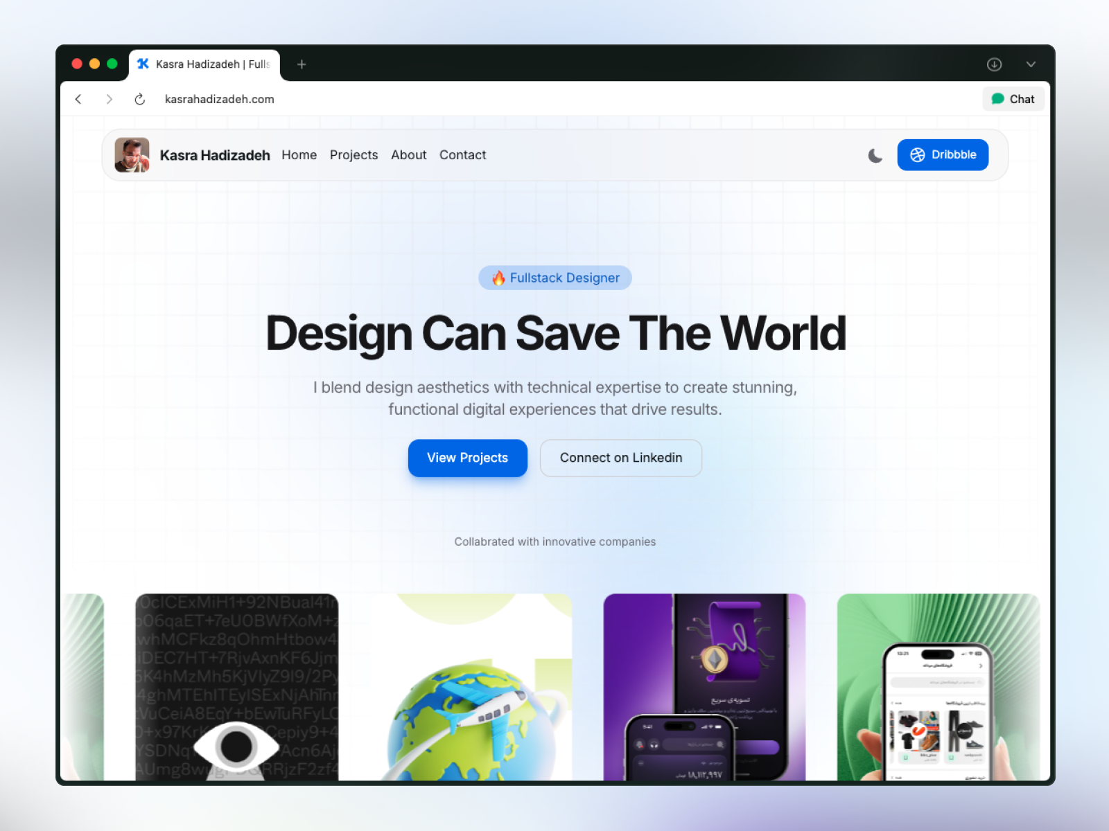 Example of Portfolio Website | React & Seo Friendly