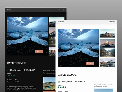 Wellness website CMS page dashboard design