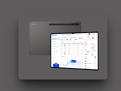 Investor Dashboard Portfolio Website animation branding cryptocurrency dashboard design div dribble graphic design illustration investment logo main motion graphics portfolio saas typography ui ux vector website