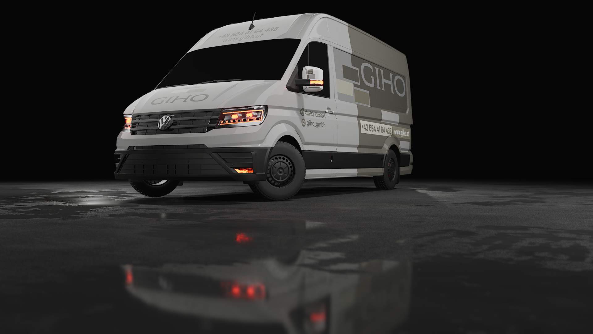 GIHO I Van Wrap car wrap creative wrap graphic design innovative wrap van wrap wrap
