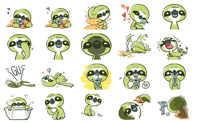 2016 - LINE character stickers - ChaChaTaro character design
