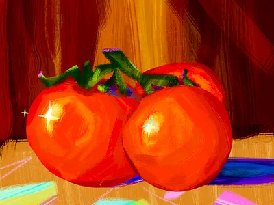 Fresh Tomatoes branding graphic design illustration procreate