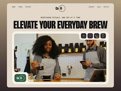 Coffee Shop - ecommerce website clean ui coffee shop coffee shop website concept costa coffee design ecommerce ecommerce website header design homepage design product redesign ui uidesign uiux uxdesign web design