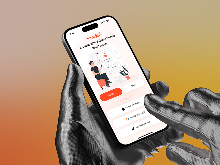 TimeLeft Mobile App Login - Sign Up Screens by UI Mostofa Ibrahim ⭐️ on ...