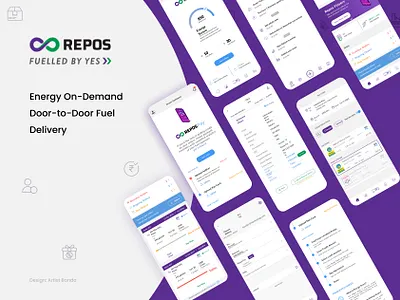 Door-to-Door Fuel Delivery app design delivery app desing energy fuel delivery app design user experience user interface