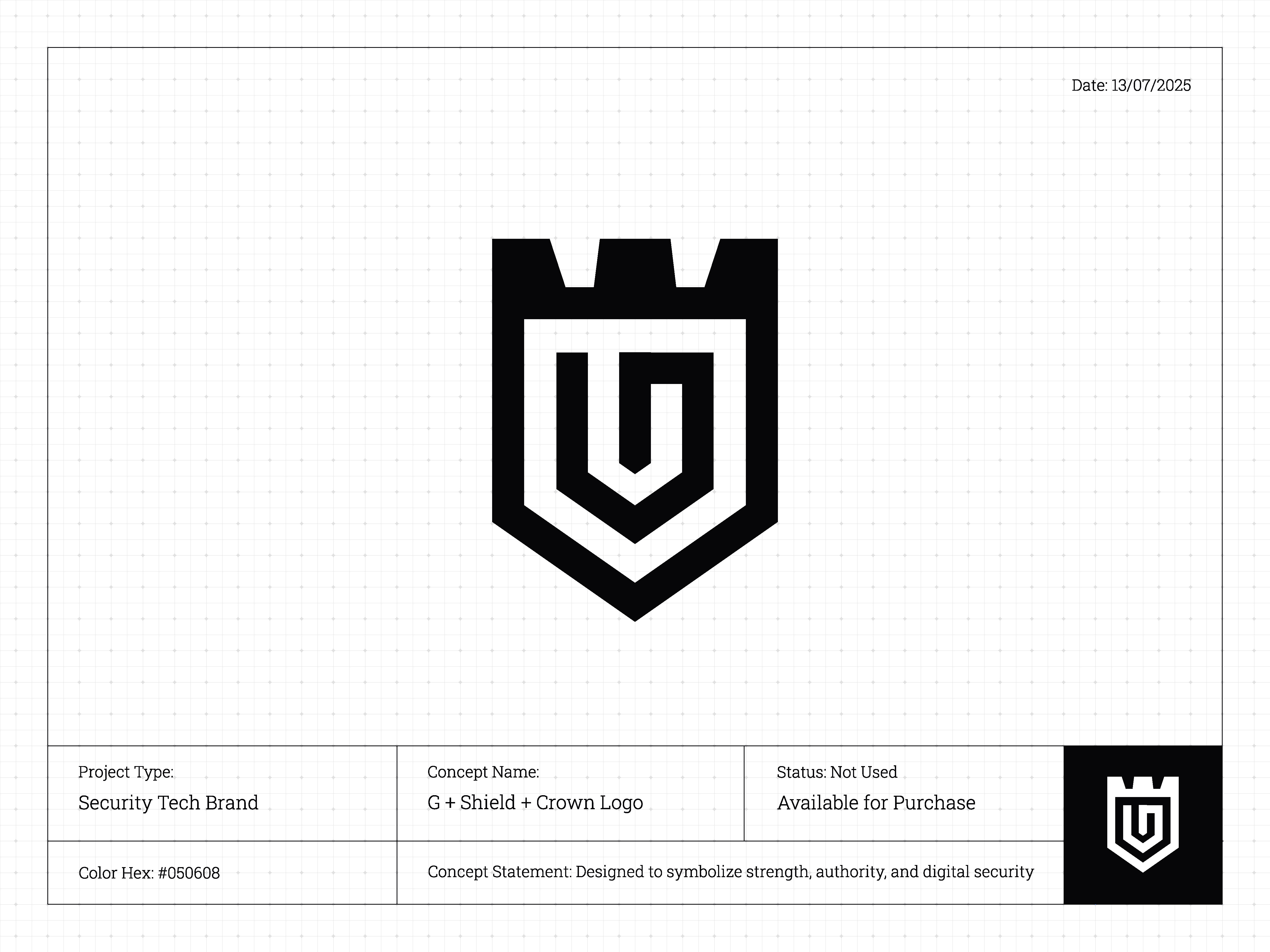 Modern G+Shield+Crown Monogram — Luxury Logo Mark for Sale! brandidentitydesign branding castlelogo crownlogodesign gcrownlogo gletterlogo gshieldlogo logo logo deisgner logodesign logoforsale luxurylogodesign luxurymonogram luxuryshieldlogo monogramdesign premiumlogodesign securitybranding securitylogo shieldlogo unusedlogoforsale