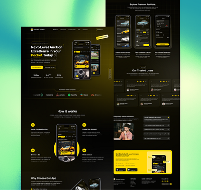 Luxury Car Buy & Landing Page - Ui booking car cars dark design drive homepage landin page luxury minimalist professionals rent rental car sport car swiss ux vehicle web design website