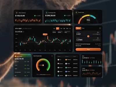 Crypto Currency Dashboard app design bitcoin crypto crypto app crypto currency app cryptocurrency dashboard design dashoard design hr rumen minimal mobile app product product design trading trading app trading design ui ux
