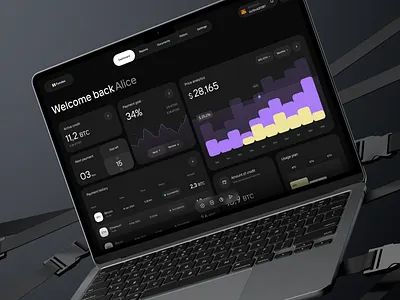 UX/UI dashboard design of the crypto loan startup analytics dashboard fintech outcrowd platform saas statistic ui ux ux design uxui visual design web web platform