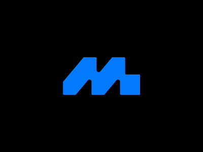 M Lettermark Logo ai artificial intelligence brand identity branding brandmark design designer identity identity designer lettermark logo logo design logo designer logodesign logos m logo mark minimal saas saas logo