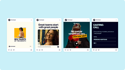Social Media Design branding design graphic design logo ui website design