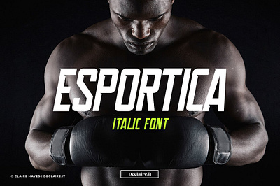 Esportica Italic esportica esportica italic font header header font headline italic modern sans serif typeface typography