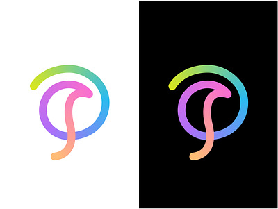 Gradient Logo Design abstract logo bird brand identity branding ecommerce gradient logo letter logo line logo logo design logodesign modern modern logo outline professional logo