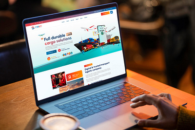 Logistic company website template cargo logistics transportation